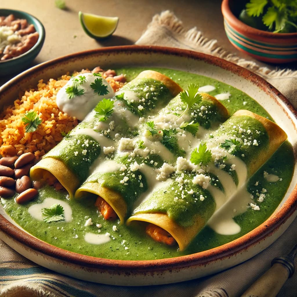 Enchiladas Verdes